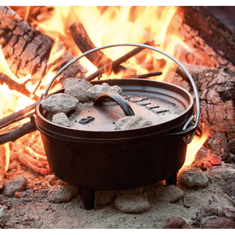 Lodge cast iron camp dutch oven hotsell